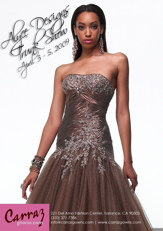 Alyce Designs prom dresses at Carraz Gowns!