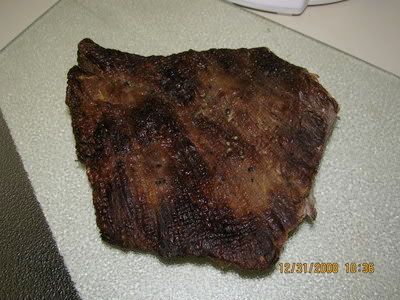 Cooked brisket