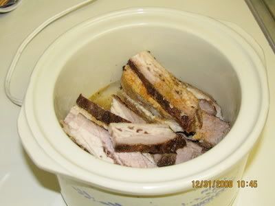 Brisket in crock