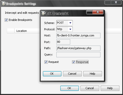 Charles ADD Breakpoints