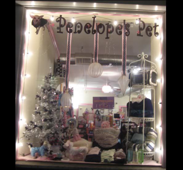 Peneleope's Pet Boutique- Most Whimsical Window Winner