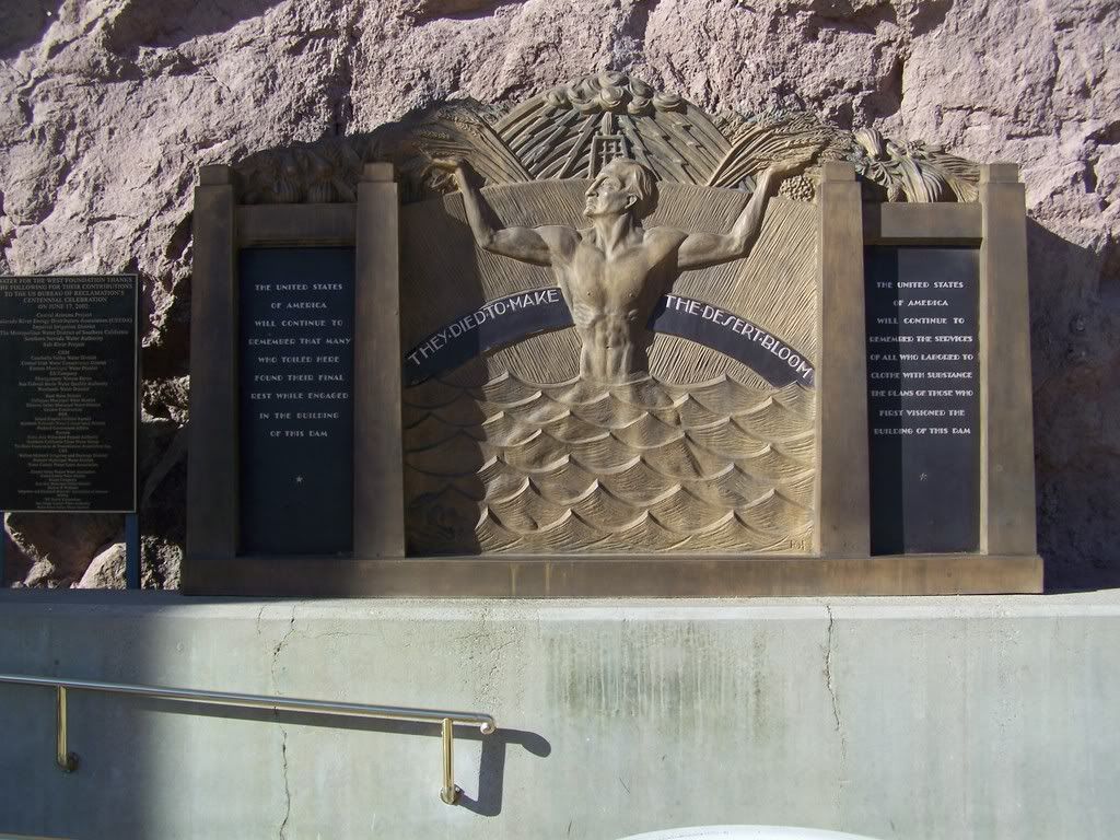 Memorial for dead workers at Hoover Dam Pictures, Images and Photos