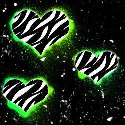 Heart Wallpaper Desktop on Neon Zebra Hearts Wallpaper   Neon Zebra Hearts Desktop Background