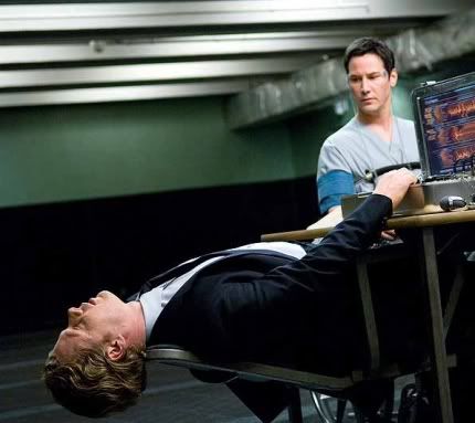 Keanu Reeves as Klaatu the terrific alien in The Day The Earth Stood Still Keanu Reeves as Klaatu the terrific alien in The Day The Earth Stood Still