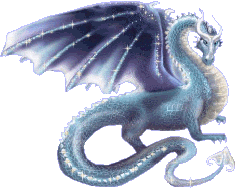 blueglitterdragon.gif glitter dragon image by snowflake1239941