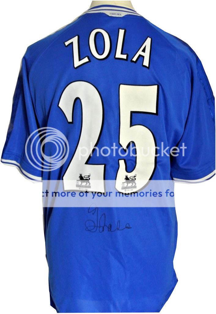 zola signed shirt