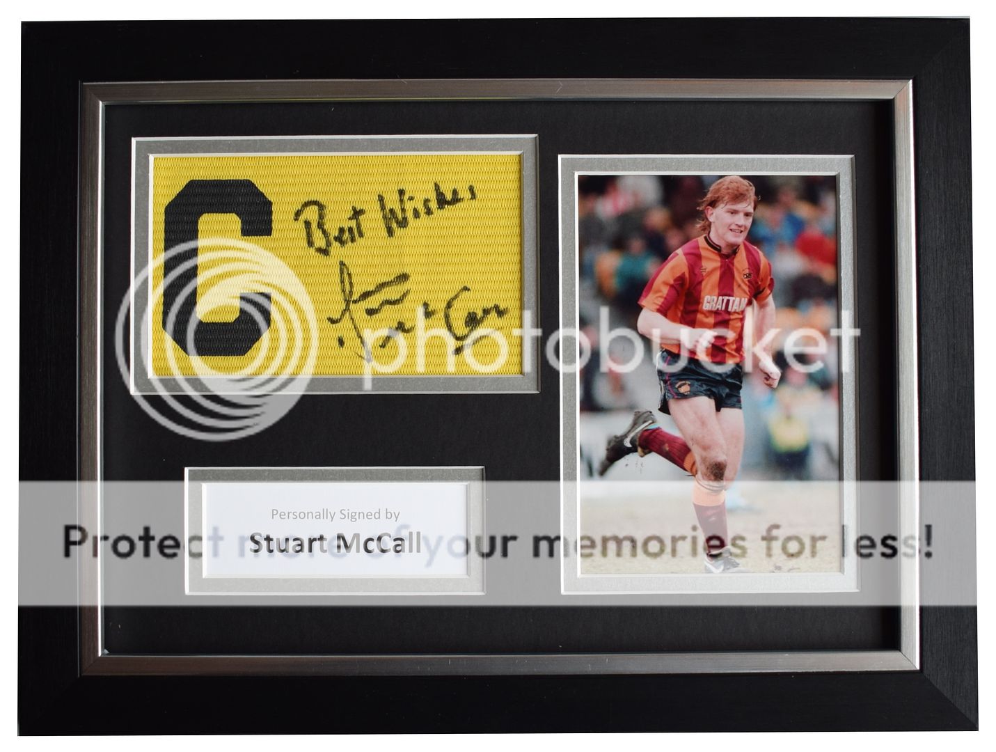 Sportagraphs LTD Stuart Pearce Signed Autograph 10x8 photo display Nottingham Forest AFTAL COA
