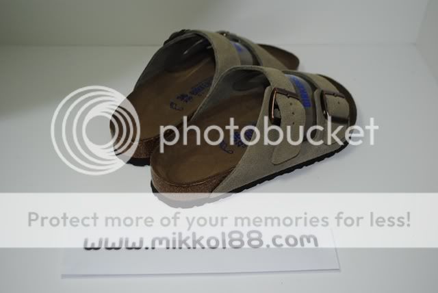 Birkenstock Arizona Suede Soft Footbed Taupe Color NEW  